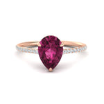 Load image into Gallery viewer, pear-pink-sapphire-and-round-diamond-under-halo-promise-ring-in-rose-gold-FD9788PERGSADRPI-NL-RG.jpg