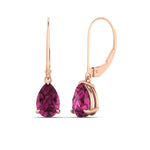 Load image into Gallery viewer, pear-pink-sapphire-lever-back-4-carat-earrings-in-rose-gold-FDEAR11236PEGSADRPI-4.00CT-NL-RG.jpg