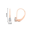 Load image into Gallery viewer, pear-shape-0.50-carat-diamond-lever-back-studs-earring-in-rose-gold-FDEAR9225PE-0.50CT-NL-RG