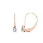 Load image into Gallery viewer, pear-shape-0.50-carat-diamond-lever-back-studs-earring-in-rose-gold-FDEAR9225PE-0.50CT-NL-RG