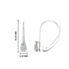 Load image into Gallery viewer, pear-shape-0.50-carat-diamond-lever-back-studs-earring-in-white-gold-FDEAR9225PE-0.50CT-NL-WG
