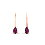 Load image into Gallery viewer, pear-shape-0.50-carat-pink-sapphire-lever-back-studs-earring-in-rose-gold-FDEAR9225PEGSADRPI-0.50CT-NL-RG