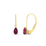 Load image into Gallery viewer, pear-shape-0.50-carat-pink-sapphire-lever-back-studs-earring-in-yellow-gold-FDEAR9225PEGSADRPI-0.50CT-NL-YG