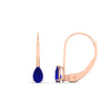 Load image into Gallery viewer, pear-shape-0.50-carat-sapphire-lever-back-studs-earring-in-rose-gold-FDEAR9225PEGSABL-0.50CT-NL-RG