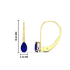 Load image into Gallery viewer, pear-shape-0.50-carat-sapphire-lever-back-studs-earring-in-yellow-gold-FDEAR9225PEGSABL-0.50CT-NL-YG