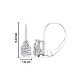 Load image into Gallery viewer, pear-shape-4-carat-diamond-lever-back-studs-earring-in-white-gold-FDEAR9225PE-4.00CT-NL-WG