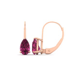 Load image into Gallery viewer, pear-shape-4-carat-pink-sapphire-lever-back-studs-earring-in-rose-gold-FDEAR9225PEGSADRPI-4.00CT-NL-RG