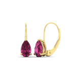 Load image into Gallery viewer, pear-shape-4-carat-pink-sapphire-lever-back-studs-earring-in-yellow-gold-FDEAR9225PEGSADRPI-4.00CT-NL-YG