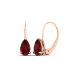 Load image into Gallery viewer, pear-shape-4-carat-ruby-lever-back-studs-earring-in-rose-gold-FDEAR9225PEGRUDR-4.00CT-NL-RG