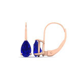 Load image into Gallery viewer, pear-shape-4-carat-sapphire-lever-back-studs-earring-in-rose-gold-FDEAR9225PEGSABL-4.00CT-NL-RG