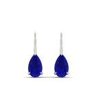 Load image into Gallery viewer, pear-shape-4-carat-sapphire-lever-back-studs-earring-in-white-gold-FDEAR9225PEGSABL-4.00CT-NL-WG