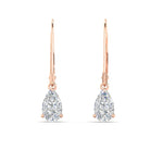 Load image into Gallery viewer, pear-shape-diamond-2-carat-lever-back-drop-stud-earrings-in-rose-gold-FDEAR11236PE-2.00CT-RG.jpg