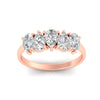 Load image into Gallery viewer, pear-shape-five-stone-diamond-band-1.50-carat-in-rose-gold-fdwb8008peangle5-1.50ct-nl-rg.jpg