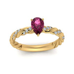Load image into Gallery viewer, pear-shape-twisted-pink-sapphire-engagement-ring-in-yellow-gold-FD9127PERGPS-NL-YG-GS.jpg