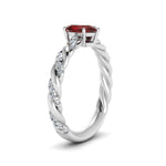 Load image into Gallery viewer, pear-shape-twisted-ruby-engagement-ring-in-white-gold-FD-9127PERGRD-NL-WG-GS.jpg