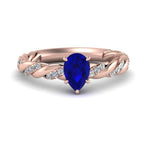 Load image into Gallery viewer, pear-shape-twisted-sapphire-engagement-ring-in-rose-gold-FD9127PERGBS-NL-RG-GS.jpg