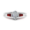 Load image into Gallery viewer, pear-shaped-bar-baguette-3-stone-ruby-engagement-ring-in-white-gold-FDENS100PERGRUDR-NL-WG