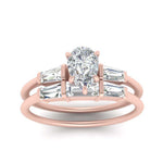 Load image into Gallery viewer, pear-shaped-bar-set-diamond-ring-with-matching-3-baguette-wedding-band-in-rose-gold-FDENS100PEANGLE5-NL-RG