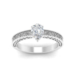 Load image into Gallery viewer, pear-shaped-celtic-engraved-solitaire-ring-in-white-gold-fdenr8544perangle5-nl-wg