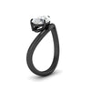 Load image into Gallery viewer, pear-shaped-curve-wave-diamond-solitaire-engement-ring-in-black-gold-fd11566per-nl-bg.jpg