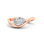 Load image into Gallery viewer, pear-shaped-curve-wave-diamond-solitaire-engement-ring-in-rose-gold-fd11566per-nl-rg.jpg