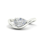 Load image into Gallery viewer, pear-shaped-curve-wave-diamond-solitaire-engement-ring-in-white-gold-fd11566per-nl-wg.jpg