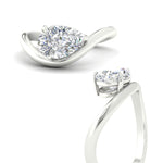 Load image into Gallery viewer, pear-shaped-curve-wave-diamond-solitaire-engement-ring-in-white-gold-fd11566per-nl-wg.jpg