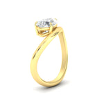 Load image into Gallery viewer, pear-shaped-curve-wave-diamond-solitaire-engement-ring-in-yellow-gold-fd11566per-nl-yg.jpg
