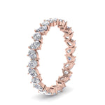 Load image into Gallery viewer, pear-shaped-diamond-eternity-band-in-rose-gold-FDEWB8931PER-NL-RG
