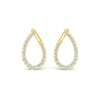 Load image into Gallery viewer, pear-shaped-diamond-front-back-hoop-earrings-in-yellow-gold-fdear11738angle2-nl-yg.jpg?v=1776680931