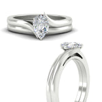 Load image into Gallery viewer, pear-shaped-diamond-serenity-solitaire-wedding-set-in-white-gold-fdens1020peangle3-nl-wg?v=1764307629