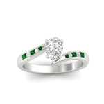 Load image into Gallery viewer, pear-shaped-diamond-swirl-channel-set-emerald-wedding-ring-in-white-gold-FDENS4028PERGEMGRANGLE5-NL-WG_f8eb1e5e-13cc-43e8-a40c-64cb8a859346.jpg?v=1754996133