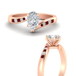 Load image into Gallery viewer, pear-shaped-diamond-swirl-channel-set-ruby-wedding-ring-in-rose-gold-FDENS4028PERGRUDRANGLE3-NL-RG_3286c990-4407-4af3-b742-03ed925072d6.jpg?v=1754996134