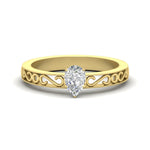 Load image into Gallery viewer, pear-shaped-filigree-single-stone-engagement-ring-in-yellow-gold-FDENS3289PER-NL-YG.jpg?v=1763370601