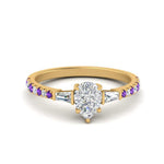 Load image into Gallery viewer, Delicate Antique Pave Pear Shaped Diamond Ring