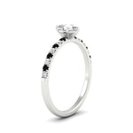 Load image into Gallery viewer, pear-shaped-french-pave-black-diamond-engagement-ring-in-white-gold-FD11408PERGBLACKANGLE2-NL-WG_2a03f4c9-b469-4946-9b0c-4314401fb813?v=1762849871