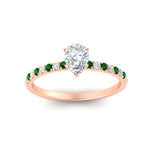 Load image into Gallery viewer, pear-shaped-french-pave-emerald-engagement-ring-in-rose-gold-FD11408PERGEMGRANGLE5-NL-RG_71305892-3433-4203-b5ba-660a2c9f8cff?v=1762849871