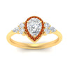 Load image into Gallery viewer, pear-shaped-halo-cluster-accent-orange-sapphire-engagement-ring-in-yellow-gold-FD10512PERGSAORANGLE5-NL-YG_61561026-649e-439c-9d9d-cc65f11d9156.jpg?v=1770117378
