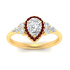 Load image into Gallery viewer, pear-shaped-halo-cluster-accent-ruby-engagement-ring-in-yellow-gold-FD10512PERGRUDRANGLE5-NL-YG_1ae6da85-89e3-491e-97f9-cdac482f4cfc.jpg?v=1770117378