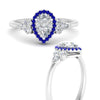 Load image into Gallery viewer, pear-shaped-halo-cluster-accent-sapphire-engagement-ring-in-white-gold-FD10512PERGSABLANGLE3-NL-WG_2a987777-de68-4448-bedd-e818a3aef1b1.jpg?v=1770117378