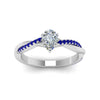 Load image into Gallery viewer, pear-shaped-infinity-twist-diamond-engagement-ring-with-blue-sapphire-in-14K-white-gold-FD8253PERGSABL-NL-WG