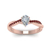 Load image into Gallery viewer, pear-shaped-infinity-twist-diamond-engagement-ring-with-ruby-in-14K-rose-gold-FD8253PERGRUDR-NL-RG
