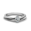 Load image into Gallery viewer, pear-shaped-infinity-twist-engagement-ring-with-black-diamond-in-14K-white-gold-FD8253PERGBLACK-NL-WG