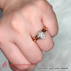 Load image into Gallery viewer, pear-shaped-lab-diamond-serenity-solitaire-wedding-set-In-18k-yellow-gold-fd1020-2