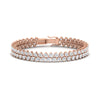 Load image into Gallery viewer, pear-shaped-petal-style-tennis-bracelet