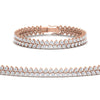 Load image into Gallery viewer, pear-shaped-petal-style-tennis-bracelet