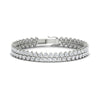 Load image into Gallery viewer, Pear Shaped Petal Style Tennis Bracelet