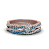 Load image into Gallery viewer, pear-shaped-simple-diamond-twisted-vine-bridal-ring-sets-with-ice-blue-topaz-in-14K-rose-gold-FD8233PEGICBLTO-NL-RG