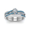 Load image into Gallery viewer, pear-shaped-simple-diamond-twisted-vine-bridal-ring-sets-with-ice-blue-topaz-in-950-Platinum-FD8233PEGICBLTO-NL-WG