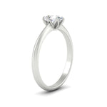 Load image into Gallery viewer, Pear Shaped Solitaire Cathedral Ring